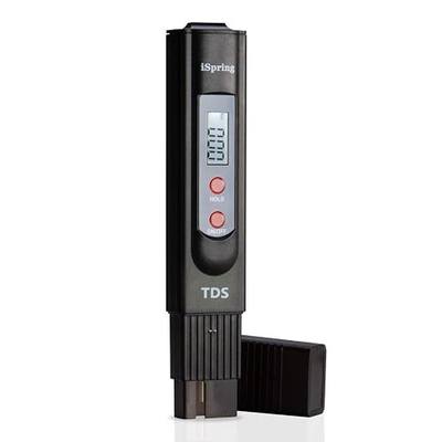 iSpring TDS2 Digital 2-Button TDS Meter with Backlit LCD, Black