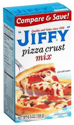 Jiffy PIZZA CRUST Mix 6.5oz (12 pack)