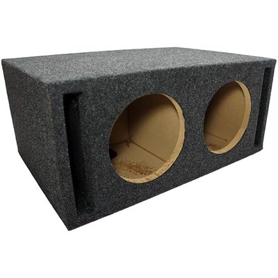American Sound Connection Car Audio Dual 8" SPL Bass Subwoofer Labyrinth Vent Sub Box Stereo Enclosure