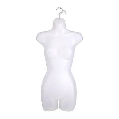 SSWBasics Female Mannequin Torso - Fits Women’s Sizes 5-10 - Molded, Shatterproof &