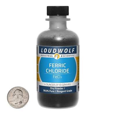 Ferric Chloride/Dry Powder / 4 Ounces / 99.9% Pure/Makes 1 Liter PCB Etchant