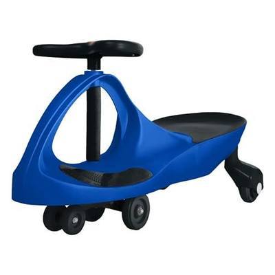 Wiggle Car - Ride on Toy for Ages 3 and Up - Toddler Ride on Toys with no Batteries, Gears, or Pedals Just Twist, Wiggle, and Go by Lil’ Rider (Blue and Black)