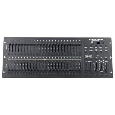ADJ Products SCENE-SETTER 48, Channel DMX Dimming Controller, Professional Light Show Control Board | Professional fader console for theaters and clubs, programmable chases and cues, dimmer control desk for live productions