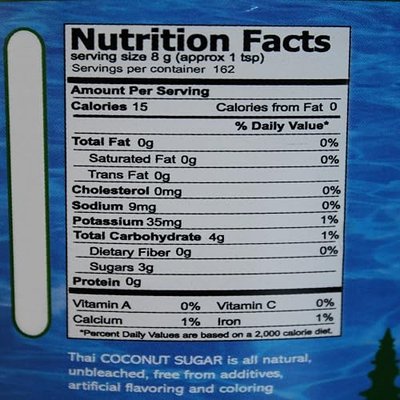 2.65 LBS Organic LOW GLYCEMIC Thai Coconut Blossom Sugar Paste - Divine Organics - Mineral and Enzyme Rich Sweetener (2.65 LBS)