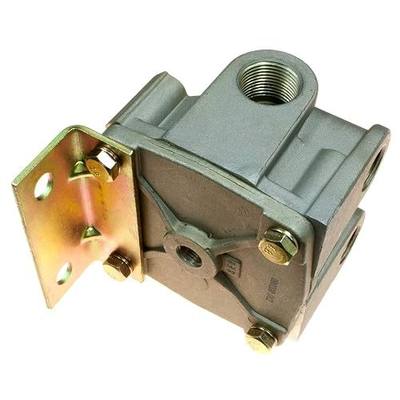 WA103009 R-12 Type Air Brake Relay Valve 4.0 PSI 2S/2D R-12 For(R12H Brake Systems, Crack Pressure 4 PSI) - Replaces Bendix 103009, Haldex KN28061, Tectran 14397, Navistar 1677541C