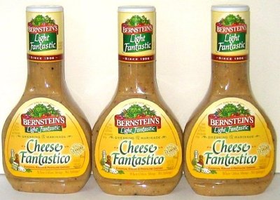 Bernstein's Light Fantastic Cheese Fantastico Dressing - 14 Oz (3-Pack)