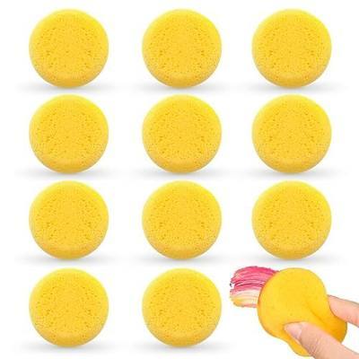12 Pcs Pottery Sponges for Clay, 2.8 in Synthetic, Reusable | Clay Sponge for Sculpting, Ceramics, Painting & Watercolor, for Potters & Crafters; Tack Sponges for Leather Cleaning