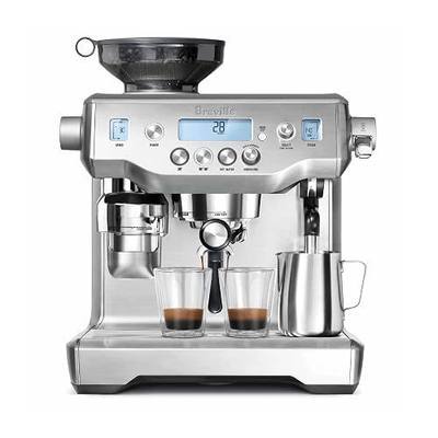 Breville BES980XL Oracle Espresso Machine, Brushed Stainless Steel | Brew barista-quality espresso shots, lattes and cappuccinos with this fully-automatic coffee maker with built-in grinder