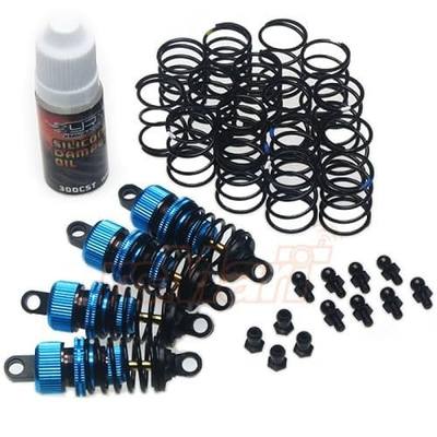 Yeah Racing Shock-Gear 50mm Damper Set for 1/10 RC Touring M-Chassis Car Blue #DSG-0050BU