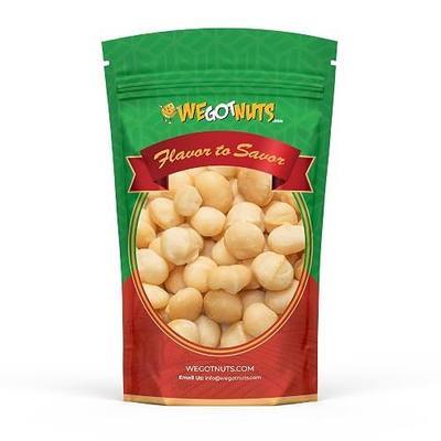 Raw Deluxe Macadamia Nuts - 2 lbs - Shelled & Unsalted Premium Quality Kosher Raw Macadamia Nut Snack Pack By We Got Nuts - Natural Gourmet Fresh Macadamia Nuts Bulk - Packed In A Resealable Pouch Bag