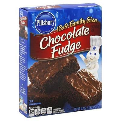 Pillsbury Brownie Mix, Rich Fudge, 18.4 oz
