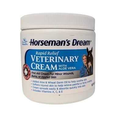 Corona Horseman's Dream Vet Cream Jar Horse Minor Wounds Skin Soothe Conditions, 16 oz