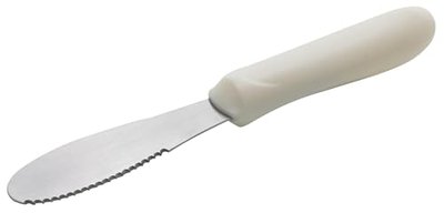 Winco Sandwich Spreader, White PP Hdl, 3-5/8" x 1-1/4" Blade