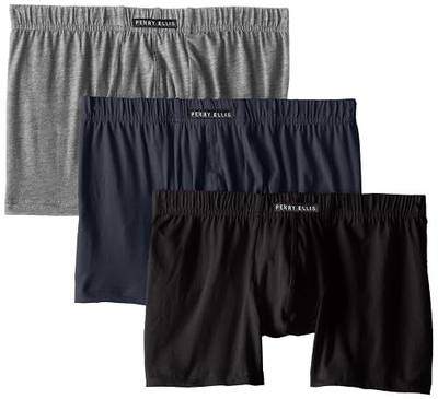 Perry Ellis Men's 3-Pack Solid Boxer Brief