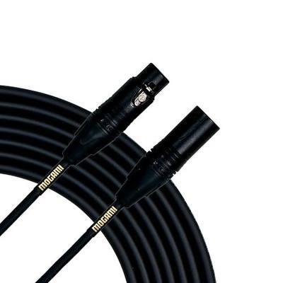 Mogami Gold Studio 10 XLR to XLR Quad Conductor Patch Cable 10 feet with Gold Contacts, XLRM-XLRF Connectors, Pro Audio Noise-Free