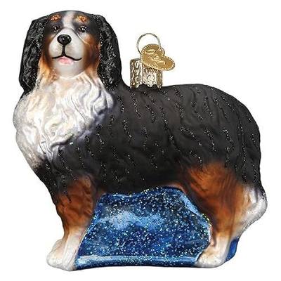 Old World Christmas Bernese Mountain Dog Glass Blown Ornament
