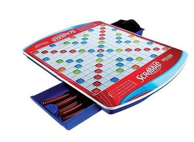 Hasbro Gaming Scrabble Deluxe Edition Board Game, (Amazon Exclusive)