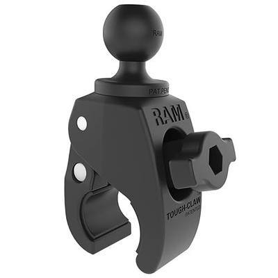RAM MOUNTS Tough-Claw Small Clamp Mount Base – B Size 1" Ball, Fits 0.625"-1.14" Rails (RAP-B-400U)
