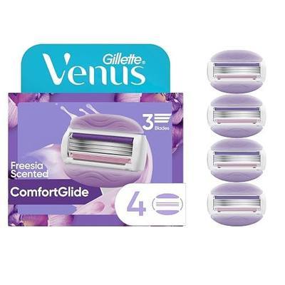 Gillette Venus ComfortGlide Freesia Women's Razor Refills, 4 Refills