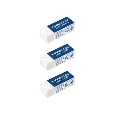 STAEDTLER Mars Plastic Eraser Pack Of 3 Plastic Mini, White