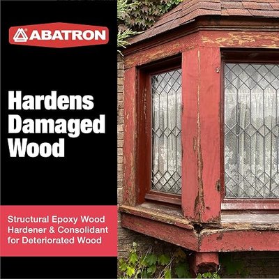 Abatron Wood Restoration Kit, 24 Ounce | Includes LiquidWood Epoxy Resin Wood Hardener, Includes WoodEpox Wood Filler