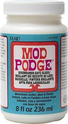 Mod Podge Dishwasher Safe Waterbased Sealer, Glue and Finish (8-Ounce), CS15059 Gloss, 8 Ounce