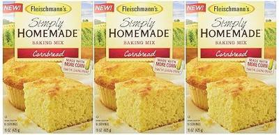 Fleischmann's, Simply Homemade Cornbread Mix, 15oz Box (Pack of 3)