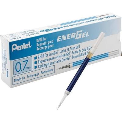 Pentel Refill Ink for EnerGel Liquid Gel Pen, (0.7mm), Needle Tip, Blue Ink, 1 - Pack (LRN7-C)