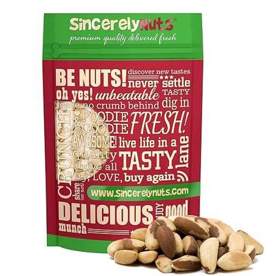 Sincerely Nuts Brazil Nuts Roasted and Salted (5 Lb. Bag) | Delicious Healthy Snack Food | Whole, Kosher, Vegan, Gluten Free | Gourmet Snack | Great Source of Protein, Vitamins & Minerals