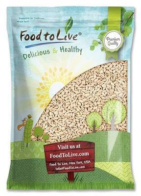 Food to Live Sunflower Seeds, 8 Pounds – Non-GMO Verified, Kernels, No Shell, Kosher, Raw, Vegan, Sirtfood, Bulk