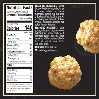 Red Lobster Cheddar Bay Biscuit Mix, Garlic Herb Seasoning Included, Cheddar Biscuit Mix, 11.36 Oz Box (Pack of 12)