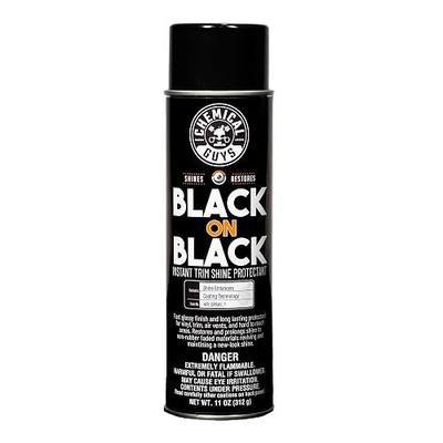 Chemical Guys, Black on Black Instant Exterior Trim Shine Dressing, 11 oz | For cars, trucks, and SUVs, sprayable quick dressing, sprayable trim quick dressing, use on grilles, vents, and more