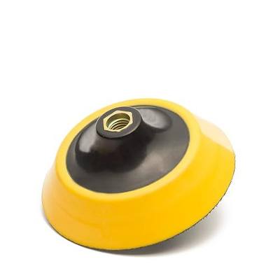 Glass Polish 5 inch (125mm) Universal Backing Pad with 5/8”-11 Thread for Rotary Polishing Machines