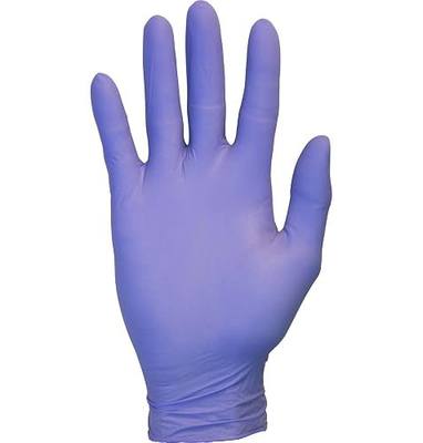 The Safety Zone GNEP-SM-1P Nitrile Exam Gloves, Medical Grade, Powder-Free, Non-Sterile, Disposable, Food Safe, Size Small, (Box of 100)