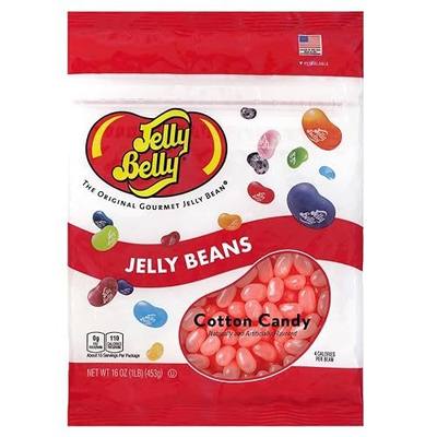 Jelly Belly Cotton Candy Jelly Beans - 1 Pound (16 Ounces) Resealable Bag - Genuine, Official, Straight from the Source