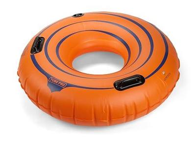 Tube Pro Orange 48" Premium River Tube with Handles- Heavy Duty, Commercial Grade