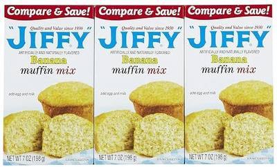 Jiffy Banana Muffin Mix 7 Ounce (Pack of 3)