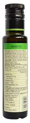 PÖDÖR Premium Walnut Oil - 3.4 fl. Oz. - Cold-Pressed, 100% Natural, Unrefined and Unfiltered, Vegan, Gluten-Free, Non-GMO in Glass Bottle