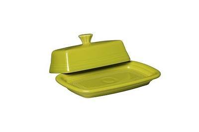 Fiesta Covered Butter Dish, X-Large, Lemongrass