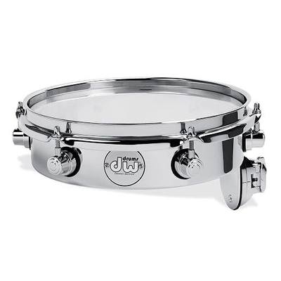 DW Design Series Chrome Piccolo Tom w/Bracket - 2.5x10" (DDST2510TTCR)