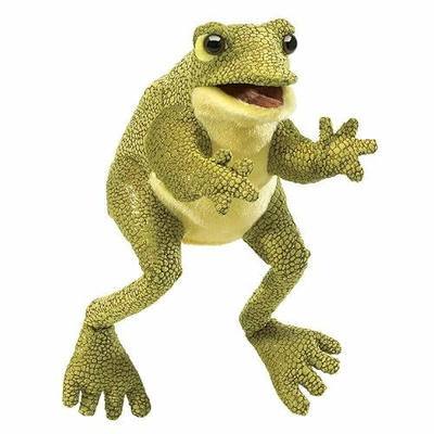 Folkmanis Funny Frog Hand Puppet
