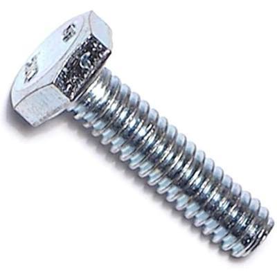 Hard to Find Fastener Tap Hex Bolts, Durable Corrosion-Resistant Steel Hex Head Bolt for Home Improvement, DIY, Construction, 1/4-20 x 1, Pack of 100