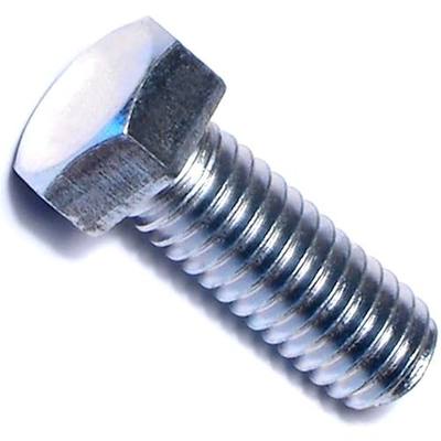 Hard to Find Fastener Tap Hex Bolts, Durable Corrosion-Resistant Steel Hex Head Bolt for Home Improvement, DIY, Construction, 3/8-16 x 1, Pack of 100