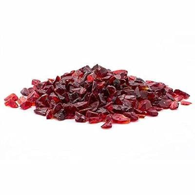 Margo Outdoor Living 10 lb. 1/2" Red Fire Glass for Natural or Propane Fire Pit Fireplace and Landscaping