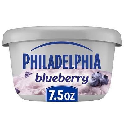 Philadelphia Flavored Cream Cheese Spread, Blueberry, 7.5 oz