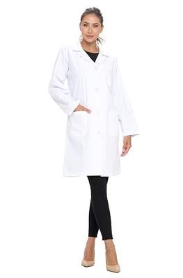 Natural Uniforms Unisex 40 inch Lab Coat Long Sleeve Professional Medical Coat