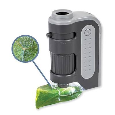 MicroBrite Plus, 60x-120x LED Lighted Pocket Microscope | Portable Handheld Microscope STEM Toy - Mini Microscope for Student Science Lab, Educational Portable Microscope (MM-300)