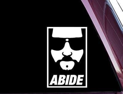 The Dude - Abide - Precision-Cut Vinyl Decal/Sticker