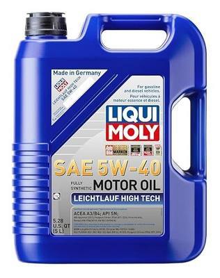 Liqui Moly Leichtlauf High Tech SAE 5W-40 | 5 L | Synthesis Technology Motor Oil | SKU: 2332