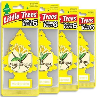 LITTLE TREES Car Air Freshener | Hanging Tree Provides Long Lasting Scent for Auto and Home | 24 Air Fresheners |Vanillaroma